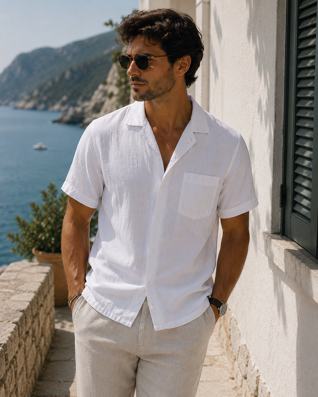 Velmora Riviera Linen Shirt