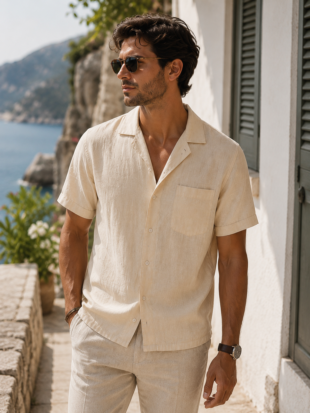 Velmora Riviera Linen Shirt